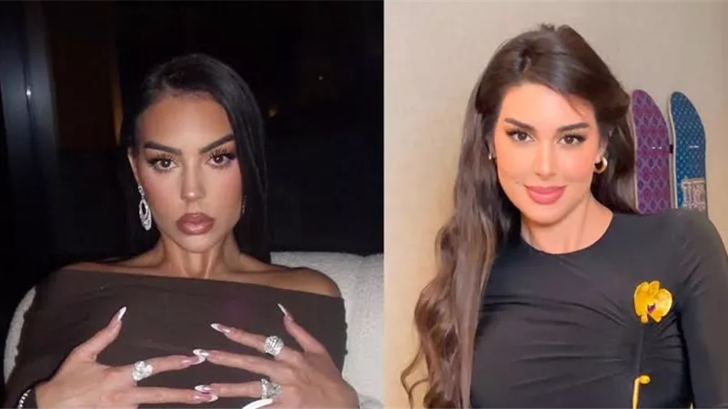 ياسمين صبري تنتهز فرصة غياب جورجينا وتجتمع برونالدو (فيديو)