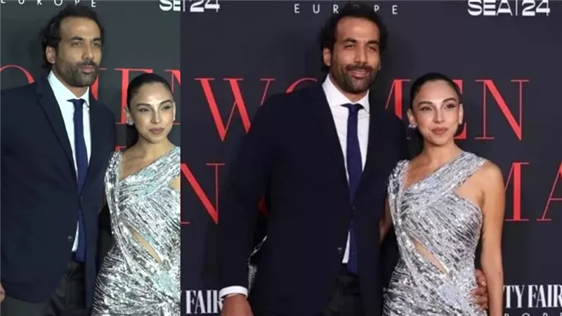 سلمى أبو ضيف تخطف الأنظار إلى جانب خطيبها في كان السينمائي  (صور)   