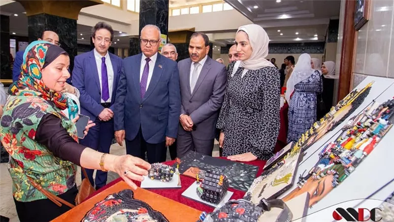 مشاركة فعالة لذوي الهمم في معرض ابتكارات طلاب جامعة طنطا