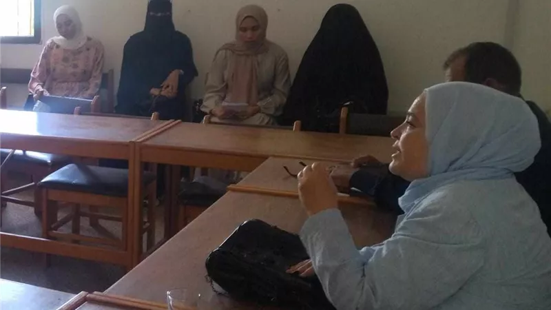 مديرة التثقيف الصحي في استضافة مركز إعلام طور سيناء