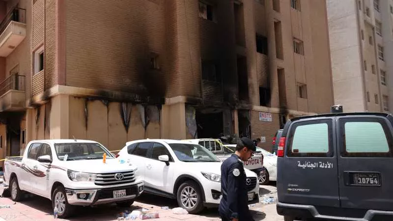 ارتفاع ضحايا حريق المنقف بالكويت إلى 49 والداخلية تواصل التحقيقات 