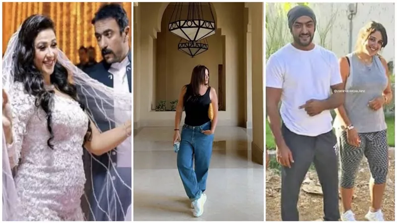 بعد فيديو الجيم.. 10 صور لـ ياسمين عبد العزيز قبل وبعد فقدان الوزن