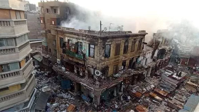 «حريق العتية».. شارع مدمر وخسائر بالملايين تفاصيل بالصور