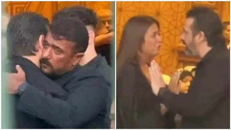 3 مشاهد أثارت الجدل في عزاء المنتجين الأربعة