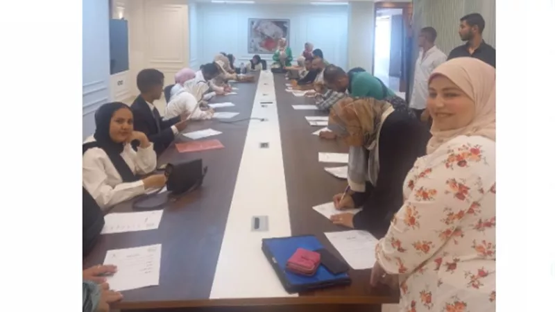 إقبال كبير من الفتيات على الملتقى التوظيفي الأول لشباب الخريجين
