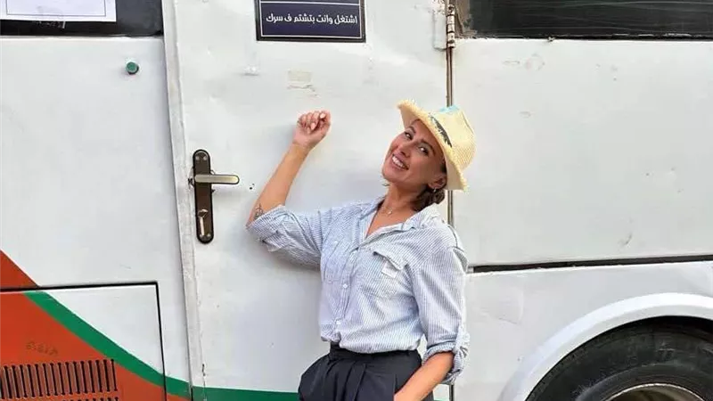 الصور الأولى لياسمين رئيس من كواليس مسلسل 