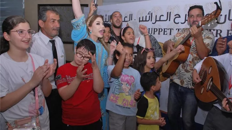عرض مسرحية «نعمان والأرض الطيبة» بمهرجان مسرح العرائس العربي في الأردن