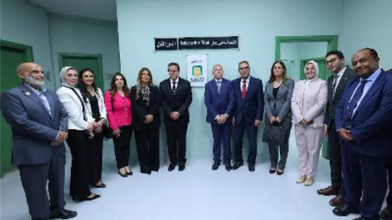 في اطار دوره لدعم الملف الصحي.. البنك الأهلي المصري يفتتح مشروعات تطوير بمستشفى الحميات بالعباسية...  