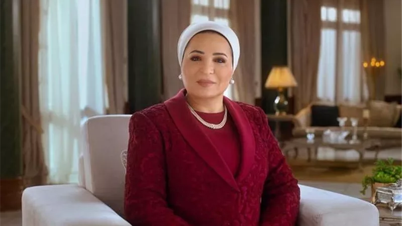 وزيرة التضامن الاجتماعي تتقدم بالشكر لحرم الرئيس لرعايتها مبادرة «بإيديك تنقذي حياة»