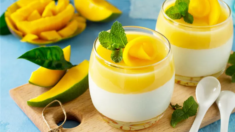  طريقة عمل مهلبية المانجو الباردة  