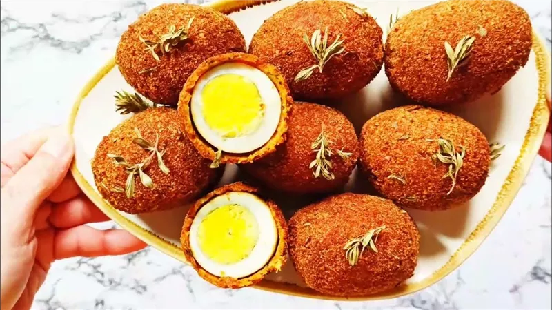 طريقة عمل كروكيت البيض المقرمش