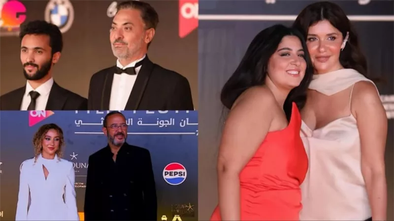 أبناء الفنانين يخطفون الأنظار على السجادة الحمراء بمهرجان الجونة السينمائي (صور) 