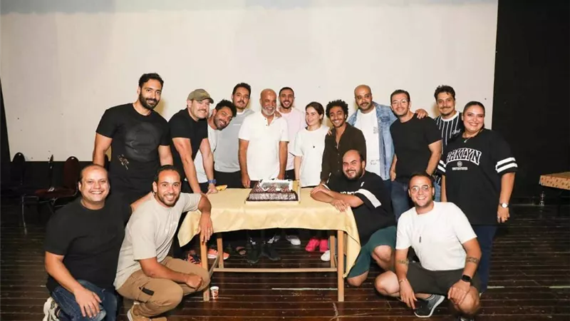 مي عزالدين وعمرو يوسف يحتفلان بعيد ميلاد سليمان عيد