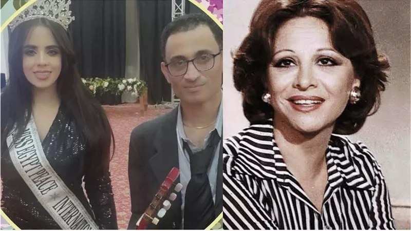 تتويج حفيدة الفنانة فاتن حمامة بملكة جمال في مهرجان الجمال العربي للإبداع (صور)