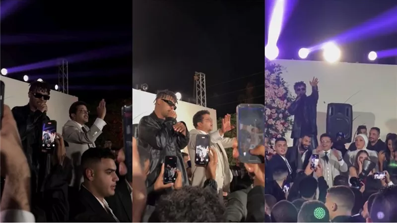 بالرقص والغناء.. محمد هنيدي يحتفل بخطوبة ابنته فريدة بحضور أوكا (صور)