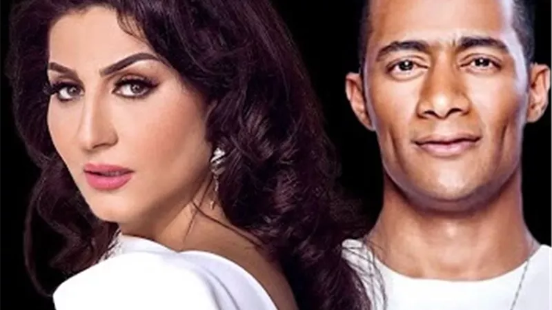 محمد رمضان يحرج وفاء عامر في عزاء مصطفى فهمي والجمهور يتساءل عن سبب الخلاف (فيديو)