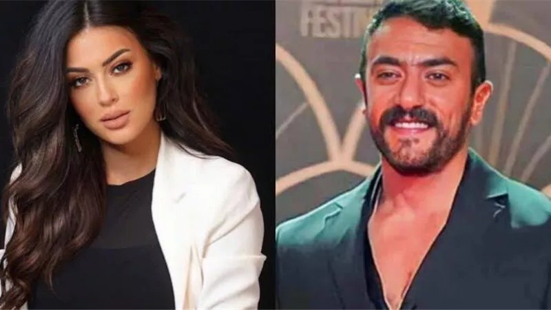 «أحلى واحدة» .. أحمد العوضي يغازل ميرنا نور الدين (صور)  
