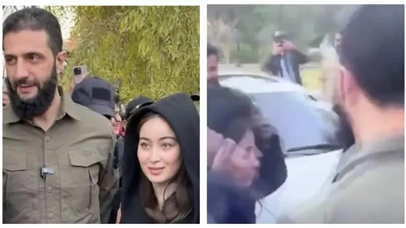الجولاني يثير ضجة بعد تصرفه الغريب مع فتاة سورية ونشطاء التواصل يهاجمونه (فيديو)