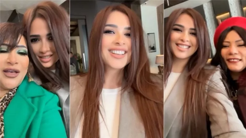 ياسمين عبد العزيز تمازح الجمهور مع بدرية طلبة وإيمان السيد 