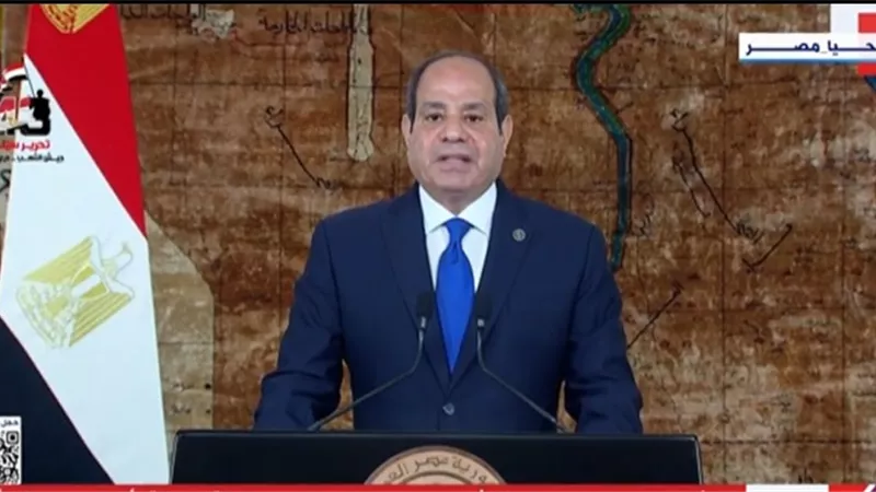 كلمة الرئيس السيسي في ذكرى تحرير سيناء