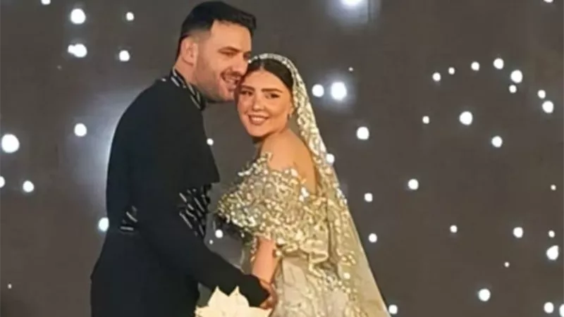 الصور الأولي من حفل زفاف مطرب المهرجان مسلم وزوجته البلوجر يارا تامر 