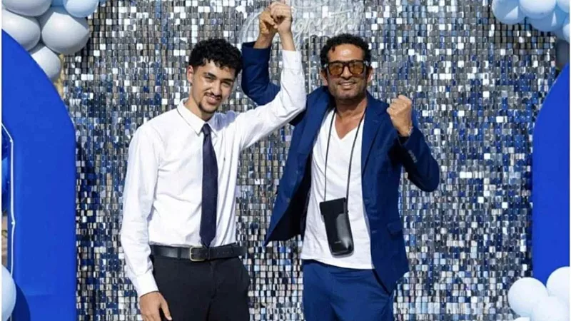  مبروك يا صاحبي.. عمرو سعد يحتفل بتخرج ابنه من المدرسة الألمانية