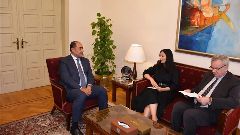 السفير حسام زكي يستقبل وزيرة التعاون الاقتصادي الألمانية
