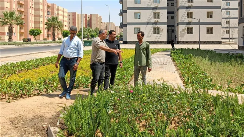 رئيس جهاز مدينة بدر يتفقد تطوير مدخل المدينة ومشروع الإسكان المتميز