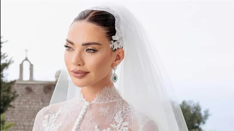 داليدا خليل تحتفل بزفافها على نيكولا زعتر بإطلالة حالمة كالأميرات
