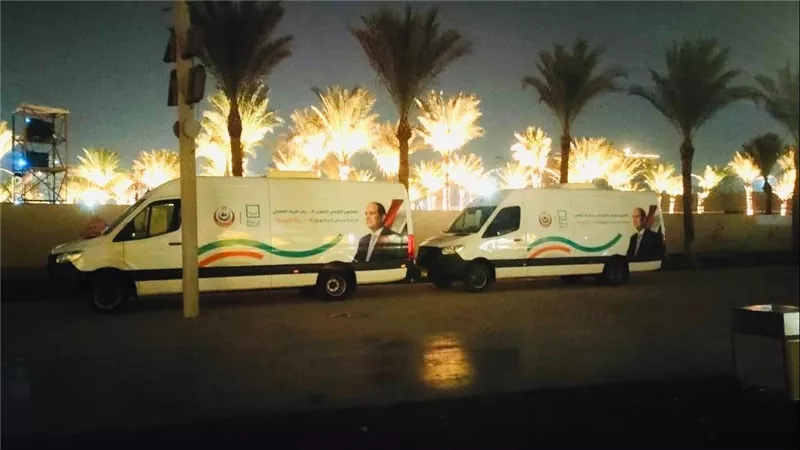 خطة التأمين الطبي خلال افتتاح المتحف المصري الكبير (صور)