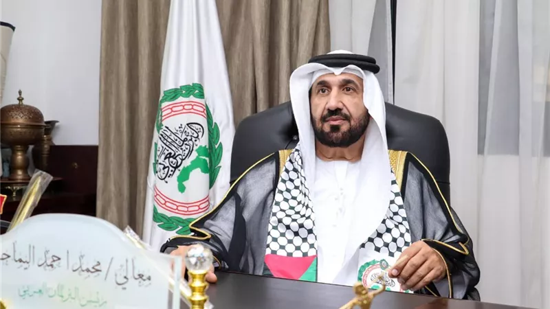 رئيس البرلمان العربي: استقلال فلسطين حق تاريخي ثابت سنظل ندعمه حتى يتحقق