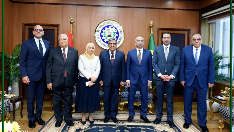 رئيس البنك الزراعي يلتقي محافظ الدقهلية لتعزيز أوجه التعاون في المشروعات التنموية