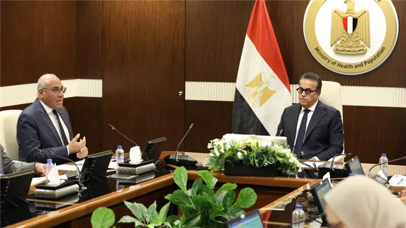 وزير الصحة يبحث مع رئيس الهيئة العربية للتصنيع تسريع مشروعات تطوير المستشفيات والمنشآت الصحية