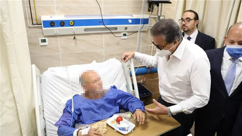 وزير الصحة يتفقد النموذج المرجعي الأول لرعاية السكتة الدماغية الشاملة بمستشفى القناطر الخيرية