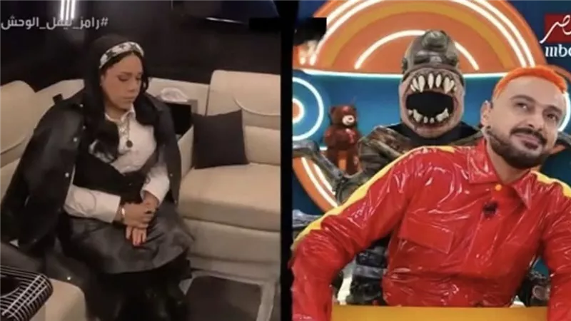 رامز جلال يسخر من شيماء سيف في “رامز ليفل الوحش”