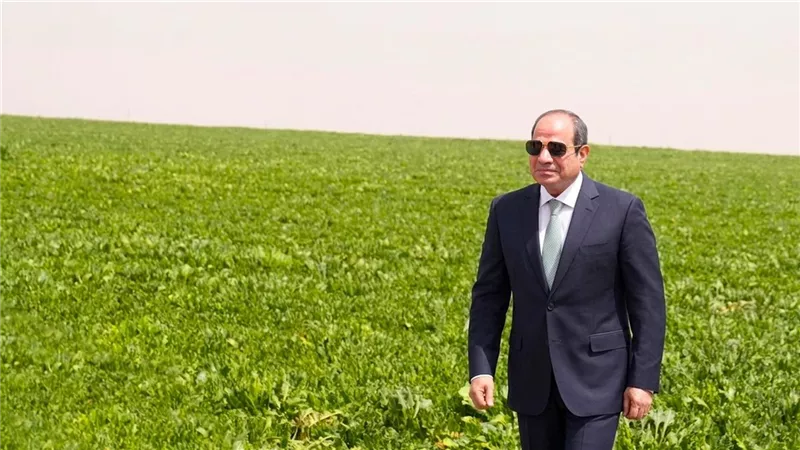  الرئيس السيسي يفتتح مشروع 