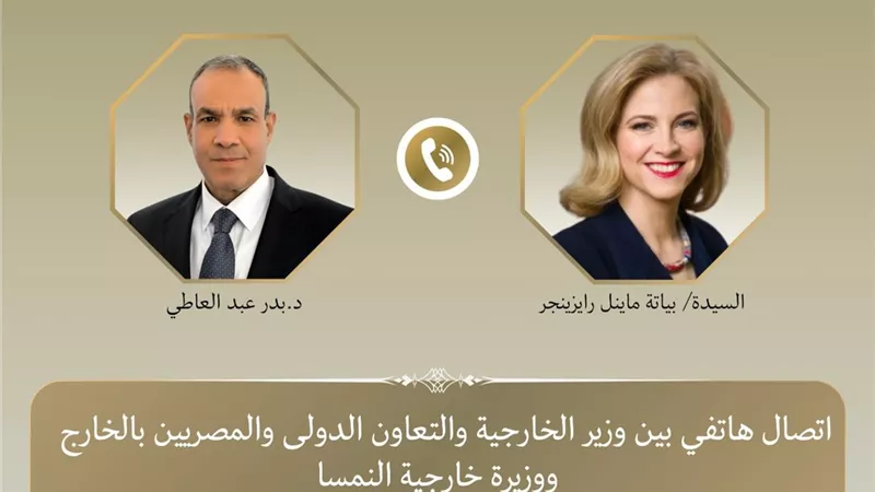 وزير الخارجية المصري ونظيرته النمساوية يبحثان تطورات الأوضاع الإقليمية وجهود خفض التصعيد في المنطقة
