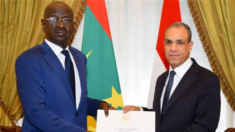 وزير الخارجية ونظيره الموريتاني يبحثان تعزيز التعاون الثنائي وتنسيق المواقف تجاه القضايا الإقليمية 