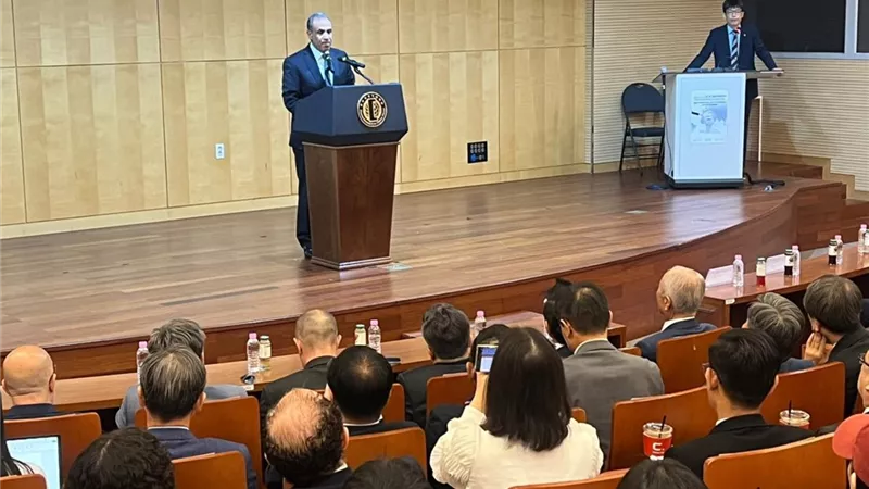 وزير الخارجية يستعرض بجامعة هانكوك الكورية محددات السياسة الخارجية المصرية والتحديات الإقليمية الراهنة