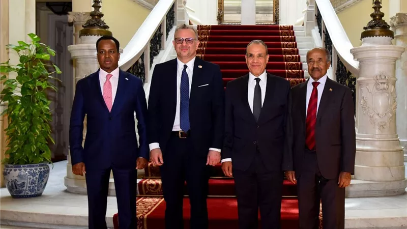 مصر تجمع وزراء خارجية إريتريا والصومال وكبير مستشاري الرئيس الأمريكي لبحث تعزيز الأمن والاستقرار في القرن الأفريقي