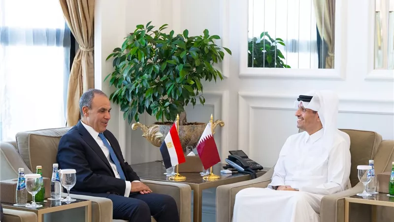 وزيرا خارجية مصر وقطر يبحثان تعزيز العلاقات الثنائية وجهود التهدئة في المنطقة وتطورات غزة
