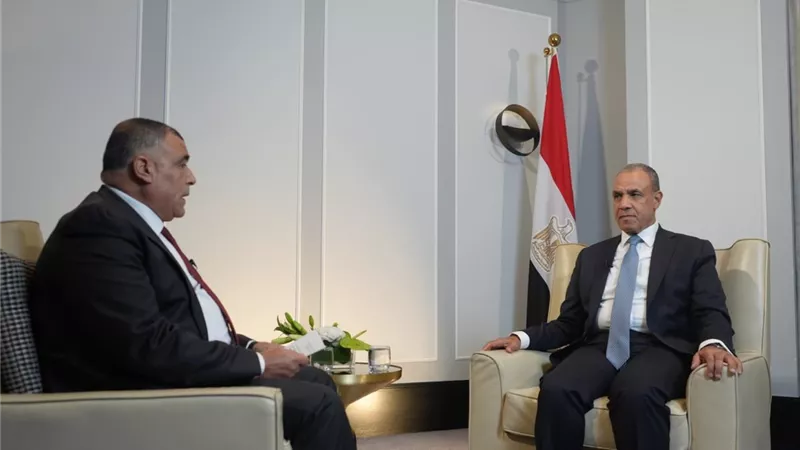 وزير الخارجية يستعرض لرئيس تحرير 