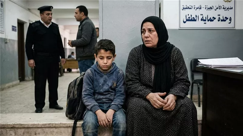 ضبط سيدة اعتدت على نجلها واستغلته في التسول بمحافظة الجيزة