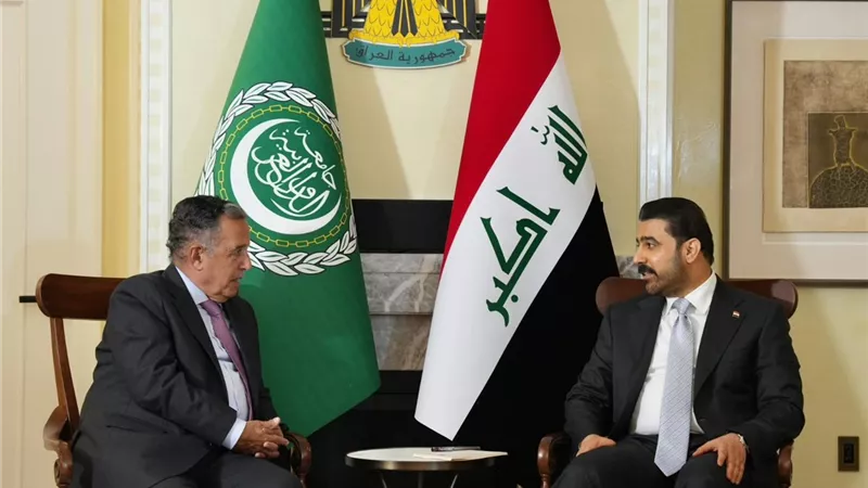 نبيل فهمي يبحث مع رئيس الوزراء العراقي تطورات المنطقة وسبل تعزيز التنسيق العربي