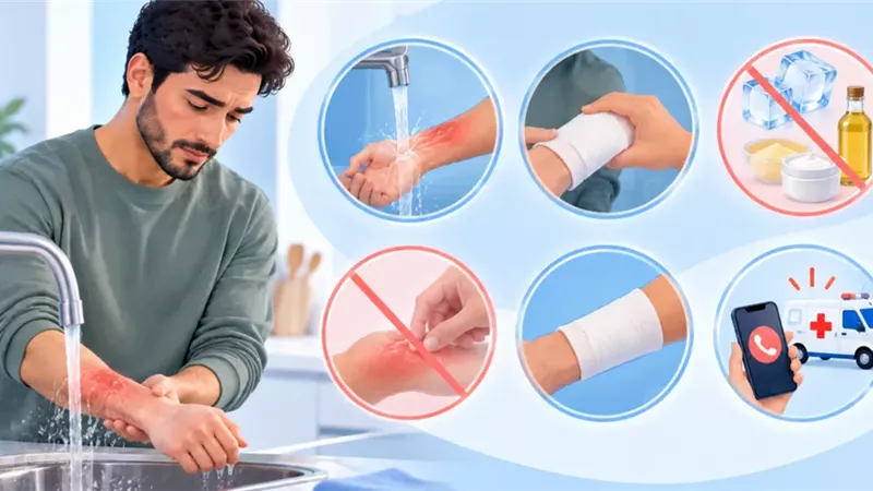 الإسعافات الأولية للحروق.. خطوات صحيحة تنقذ الحياة وتجنبك التشوّه
