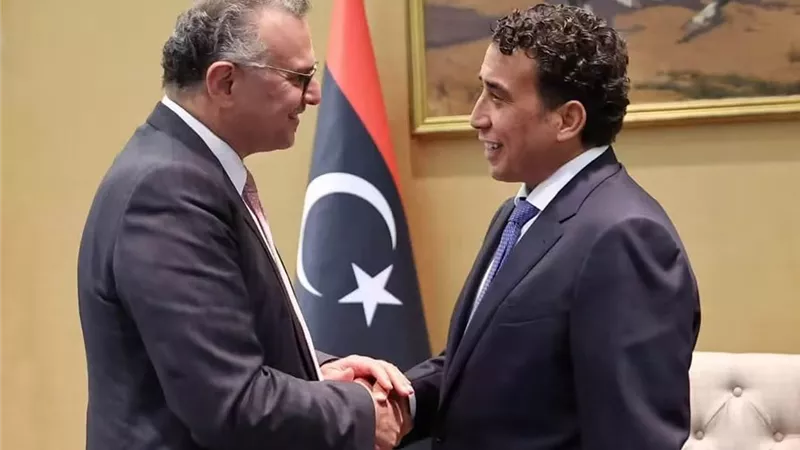 المنفي يبحث مع كبير مستشاري الرئيس الأمريكي تطورات المشهد السياسي في ليبيا ودعم مسار الانتخابات