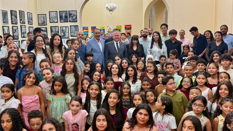 افتتاح معرض «بكل الحب لروسيا» بالبيت الروسي بالقاهرة بمشاركة أكثر من 130 لوحة للأطفال والشباب