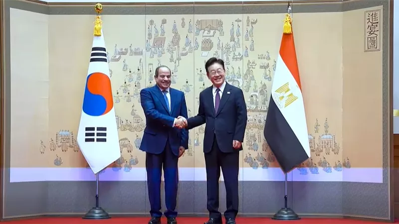 بالفيديو.. الرئيس السيسى: اختر الرفيق قبل الطريق.. مصر تسلك طريقا جديدا مع كوريا
