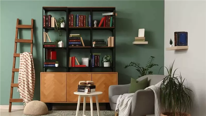 رفوف الكتب تتحول إلى لوحة فنية.. أفكار ديكور تمنح منزلك الدفء والأناقة