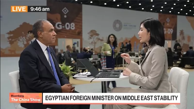 بدر عبد العاطي لـ«بلومبرج»: مصر تستهدف تعزيز الشراكات الآسيوية وجذب الاستثمارات الدولية